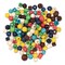 Creativity Street Wood Beads - Assorted Colors, 1 lb, Bag